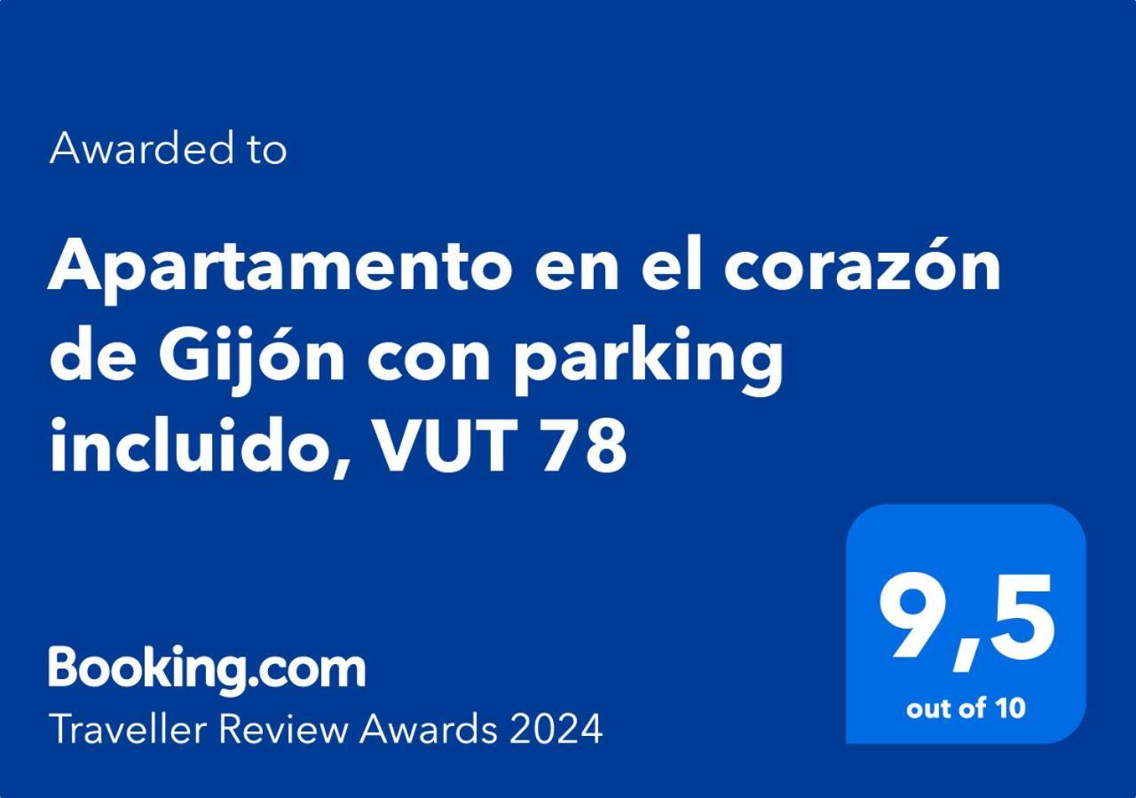 Apartamento En El Corazon De Gijon Con Parking Incluido, Vut 78 Buitenkant foto